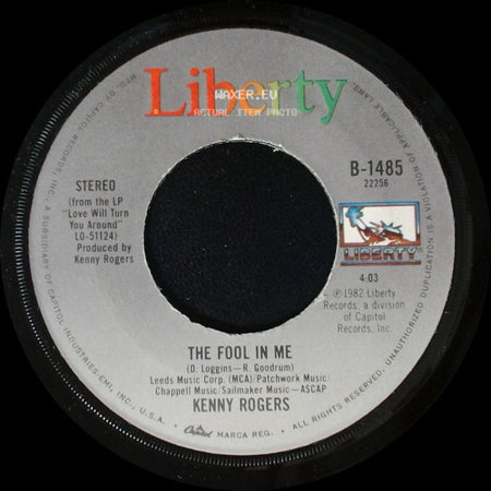 Kenny Rogers - A Love Song / The Fool In Me side B