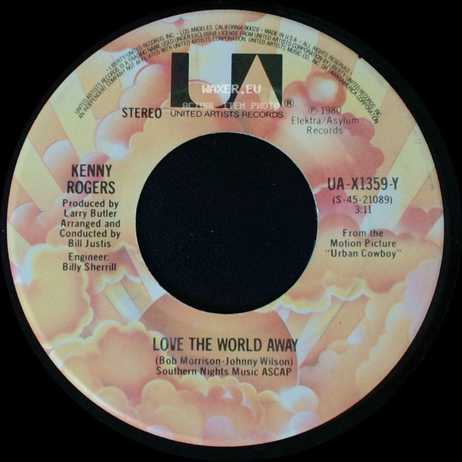 Kenny Rogers - Sayin' Goodbye / Requiem: Goin' Home To The Rock / Love The World Away side B