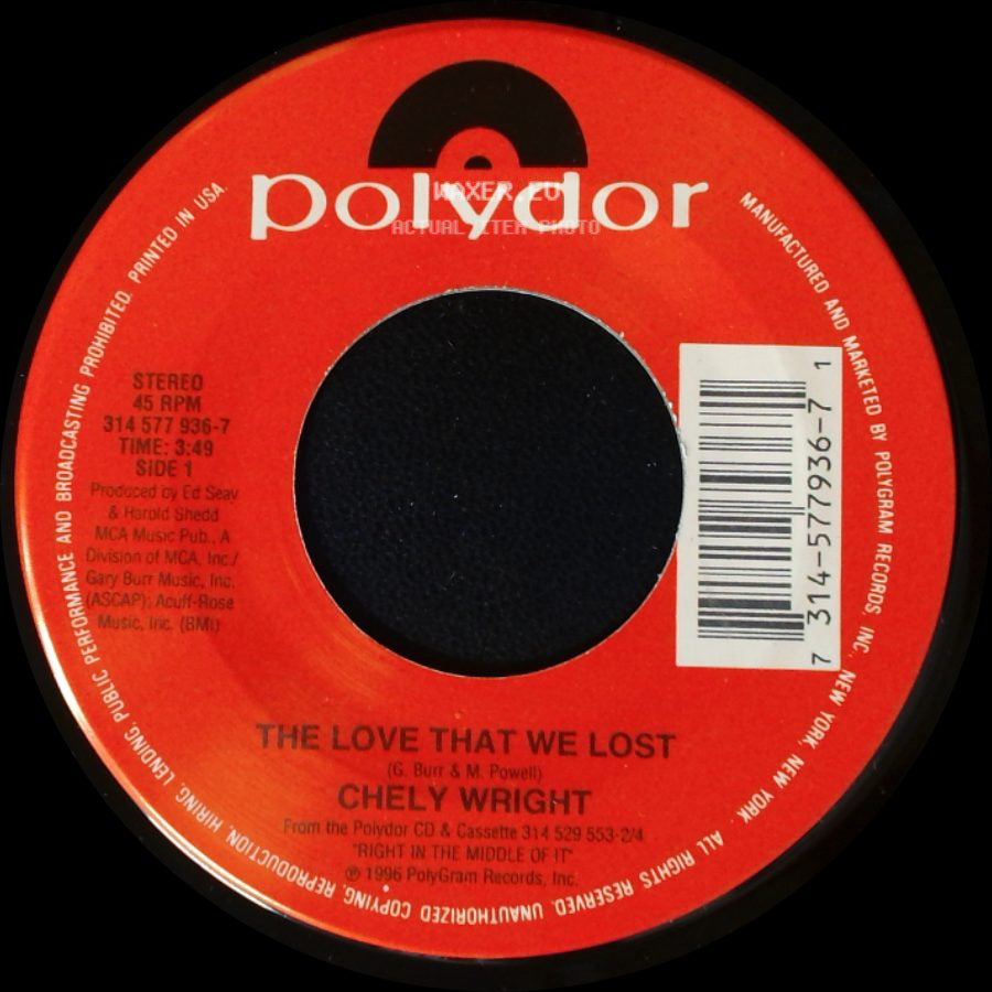 Chely Wright - The Love That We Lost / Gotta Get Good At Givin' Again side A