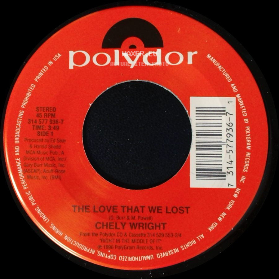 Chely Wright - The Love That We Lost / Gotta Get Good At Givin' Again side A