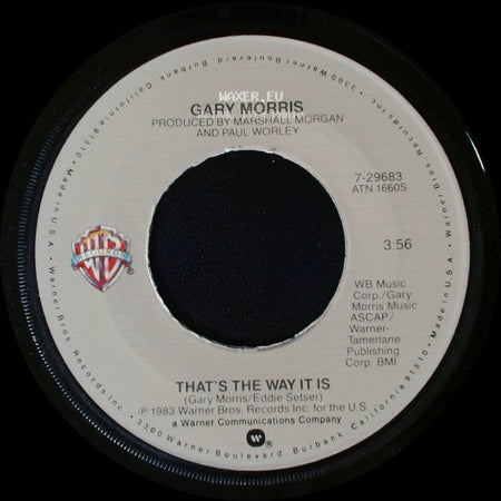 Gary Morris - The Love She Found In Me / That's The Way It Is side B
