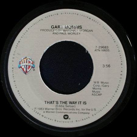 Gary Morris - The Love She Found In Me / That's The Way It Is side B