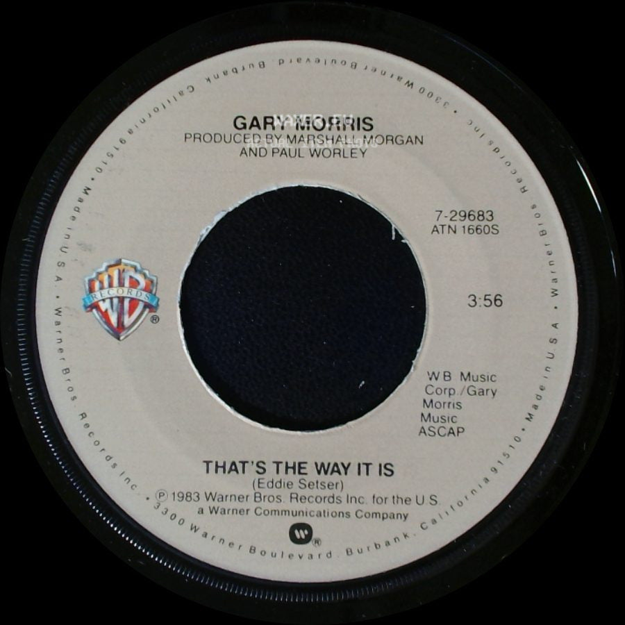 Gary Morris - The Love She Found In Me / That's The Way It Is side B