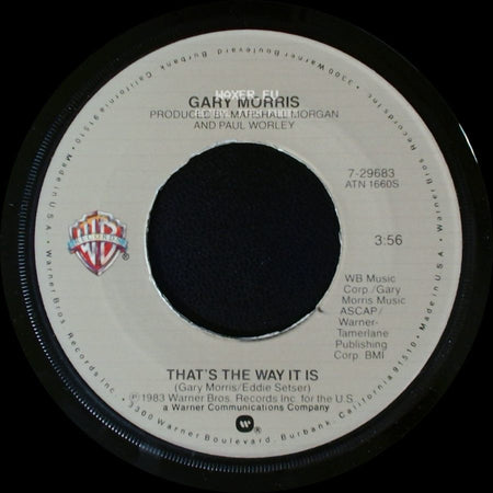 Gary Morris - The Love She Found In Me / That's The Way It Is side B