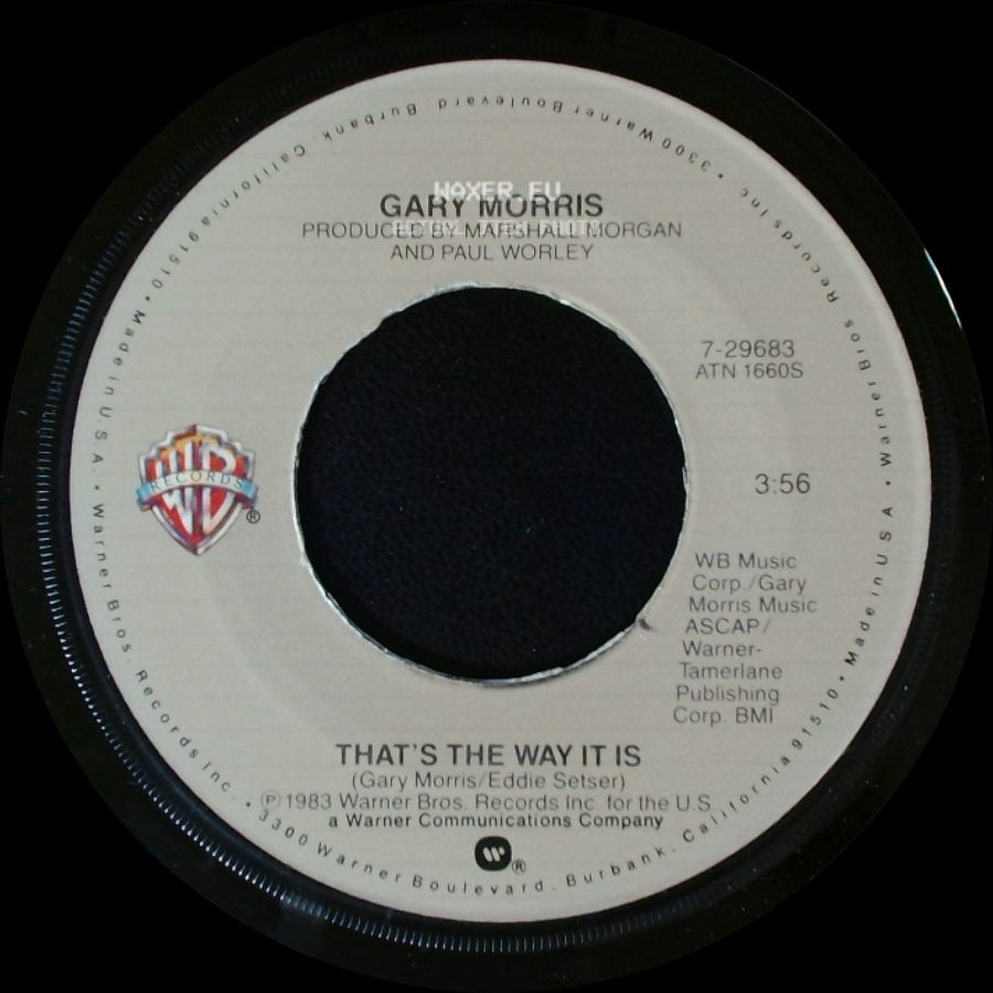 Gary Morris - The Love She Found In Me / That's The Way It Is side B