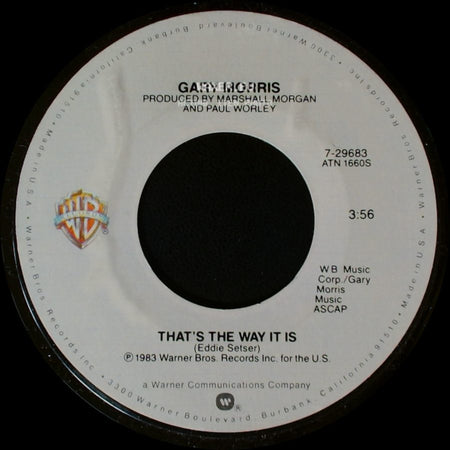 Gary Morris - The Love She Found In Me / That's The Way It Is side B