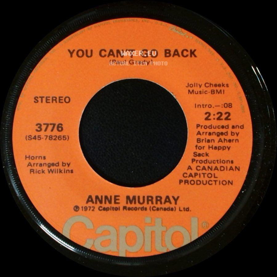 Anne Murray - Love Song / You Can't Go Back side B