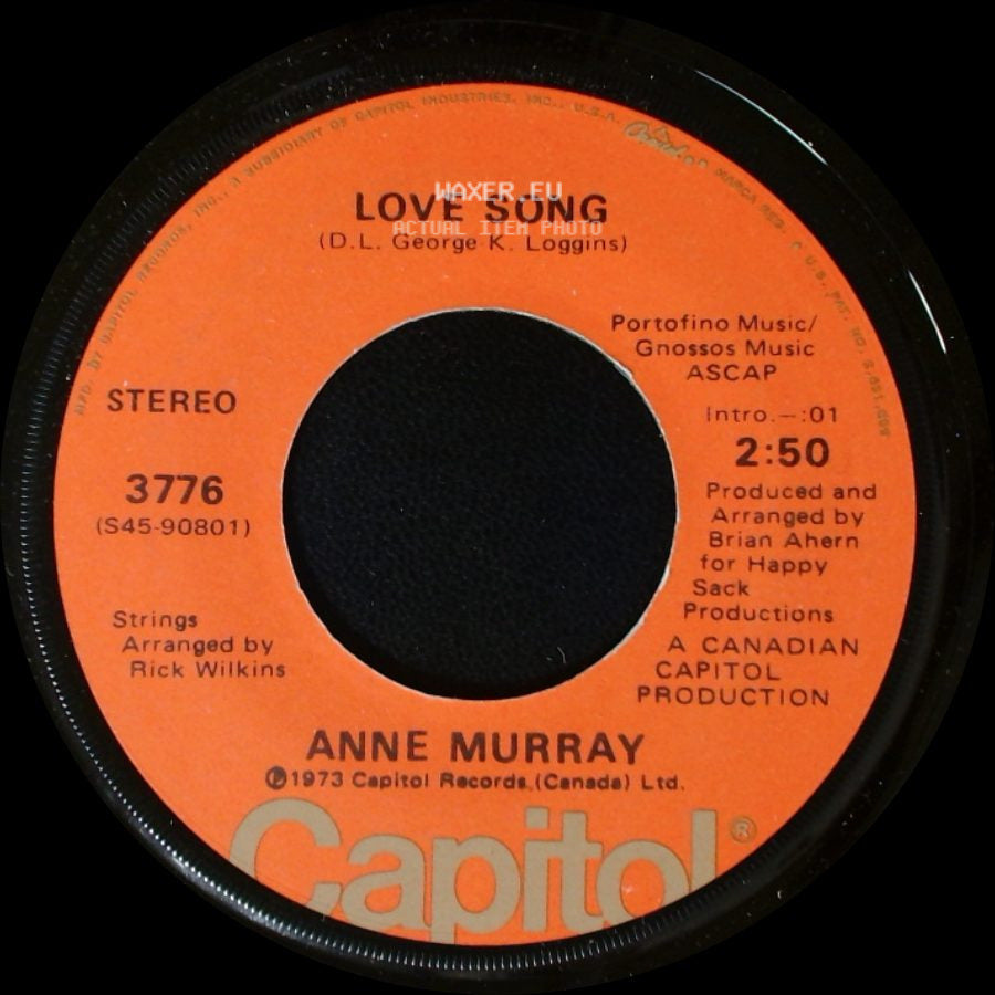 Anne Murray - Love Song / You Can't Go Back side A