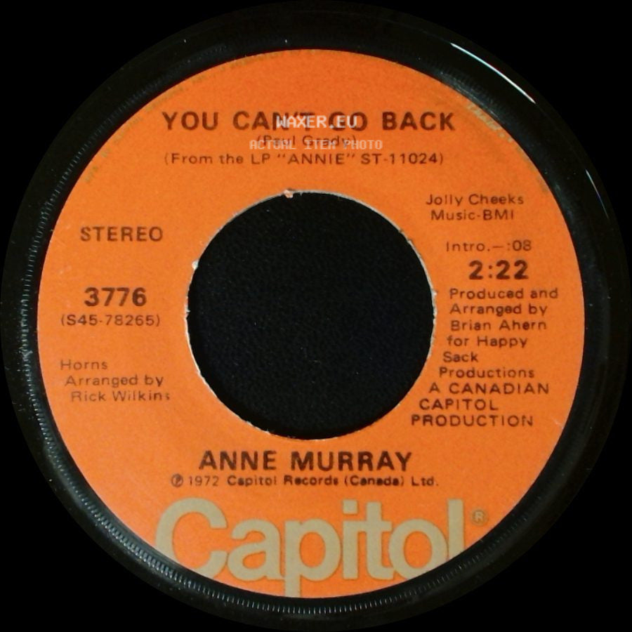 Anne Murray - Love Song / You Can't Go Back side B