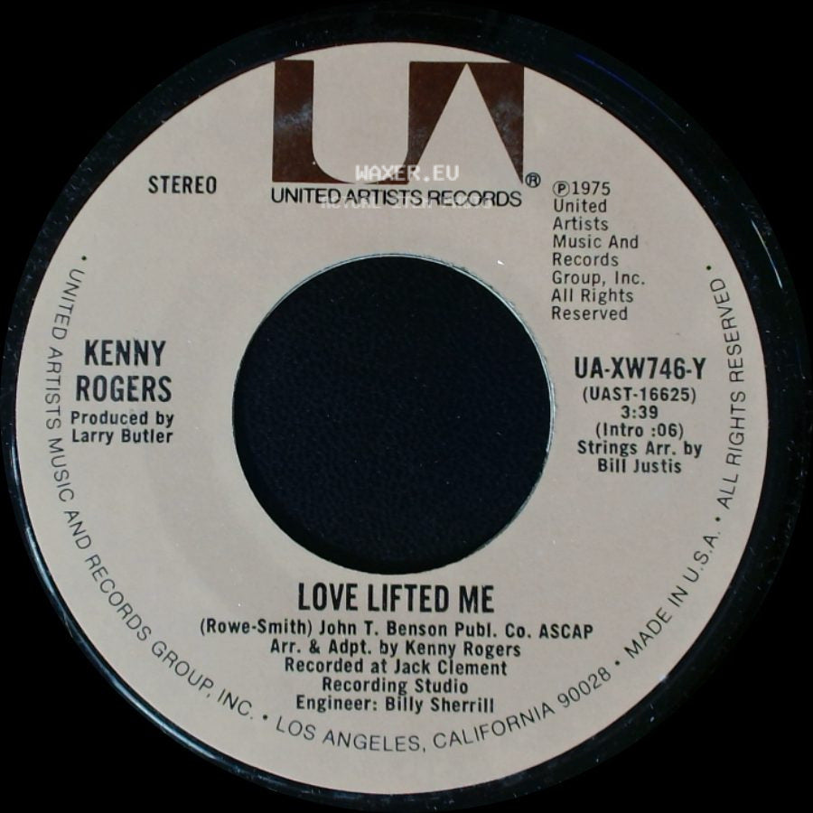 Kenny Rogers - Love Lifted Me / Home-Made Love side A