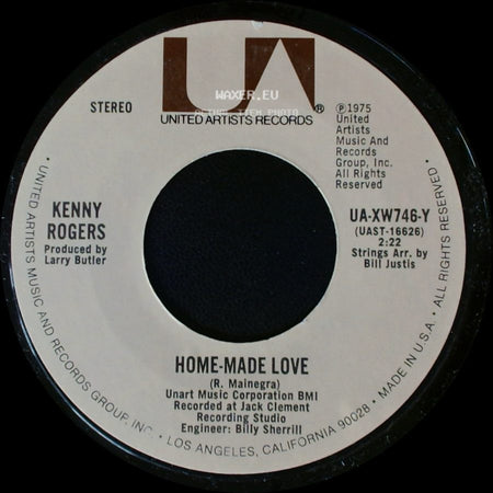 Kenny Rogers - Love Lifted Me / Home-Made Love side B