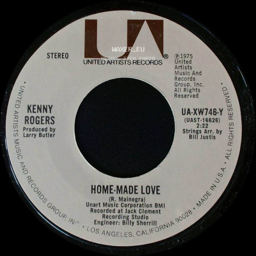 Kenny Rogers - Love Lifted Me / Home-Made Love side B
