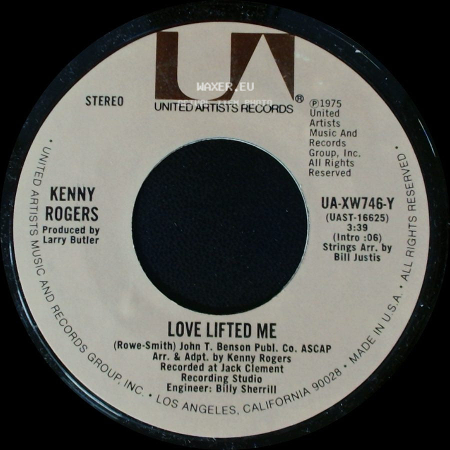 Kenny Rogers - Love Lifted Me / Home-Made Love side A