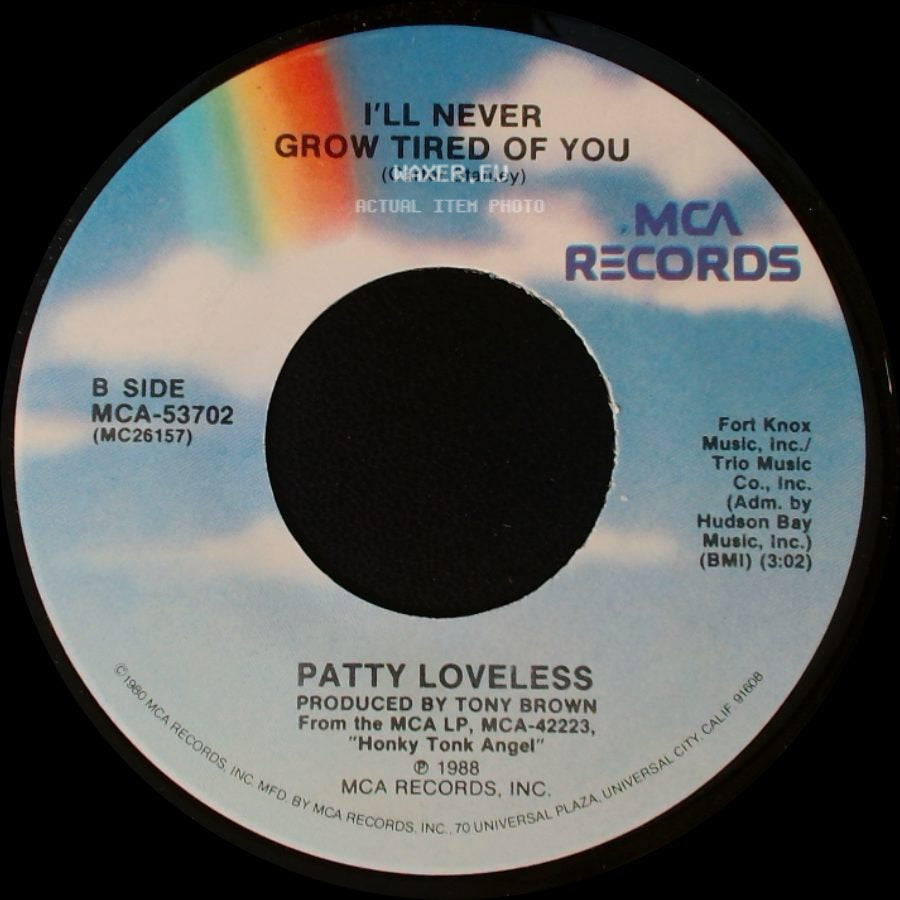 Patty Loveless - The Lonely Side Of Love / I'll Never Grow Tired Of You side B