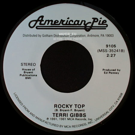 Dan Hartman / Terri Gibbs - I Can Dream About You / Rocky Top side B