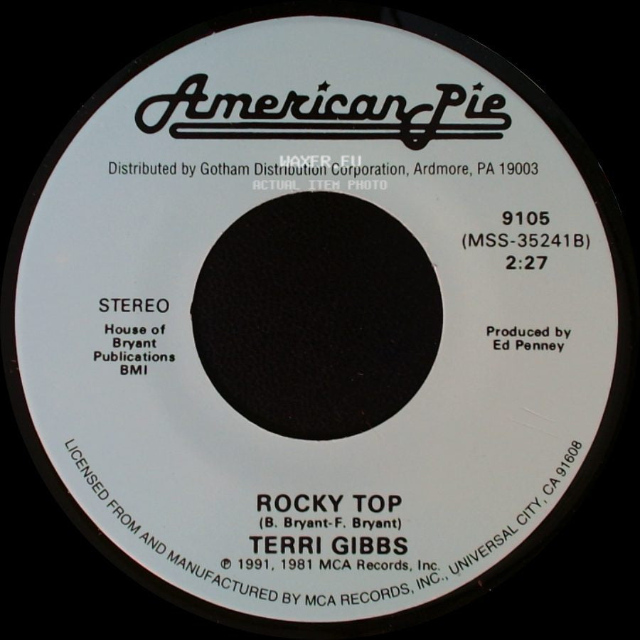 Dan Hartman / Terri Gibbs - I Can Dream About You / Rocky Top side B