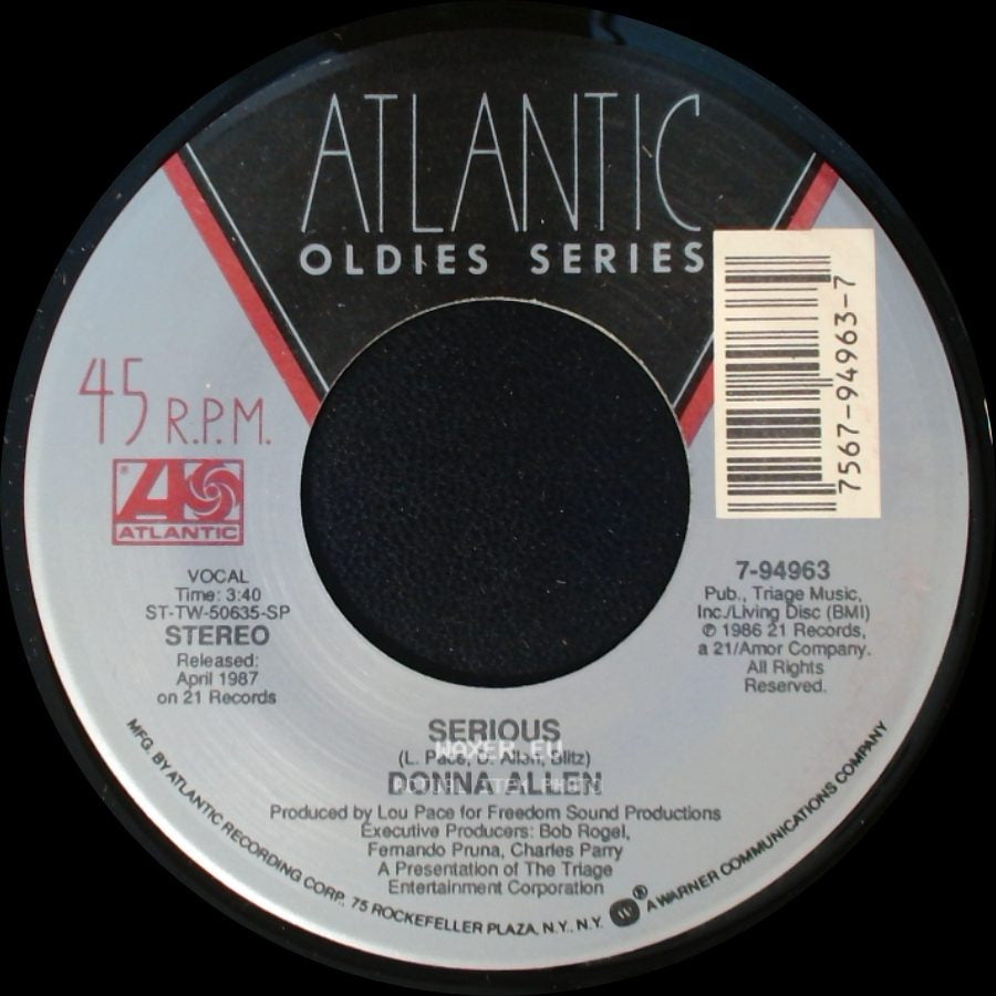 Donna Allen - Serious / Satisfied side A