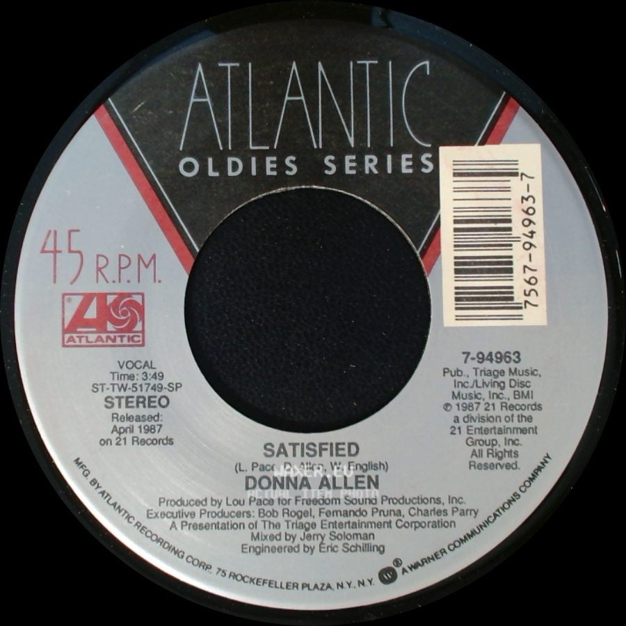 Donna Allen - Serious / Satisfied side B