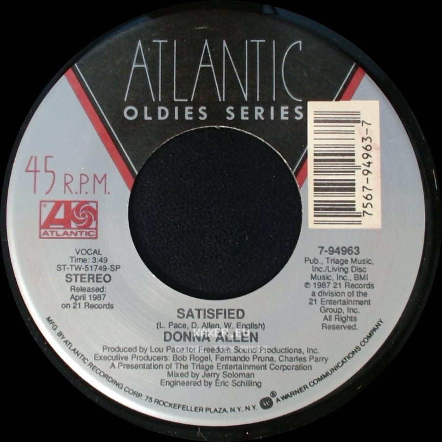 Donna Allen - Serious / Satisfied side B