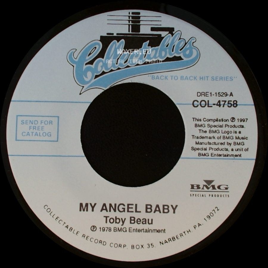 Toby Beau / Daryl Hall & John Oates - My Angel Baby / Wait For Me side A