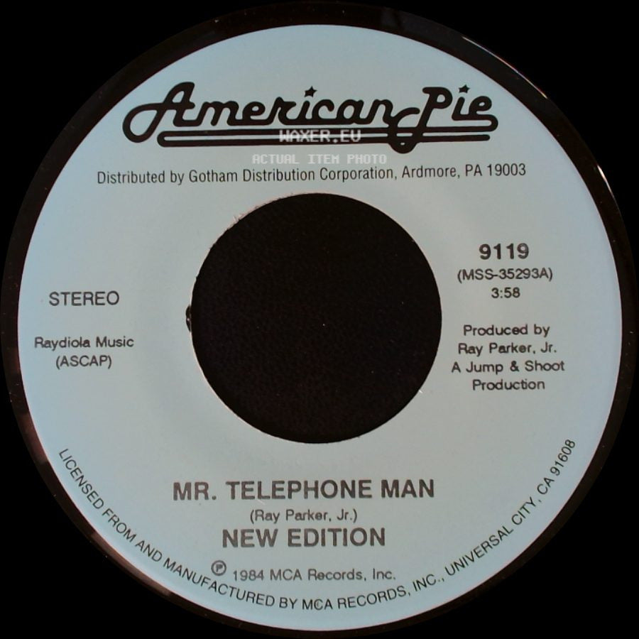 New Edition - Mr. Telephone Man / Can You Stand The Rain side A
