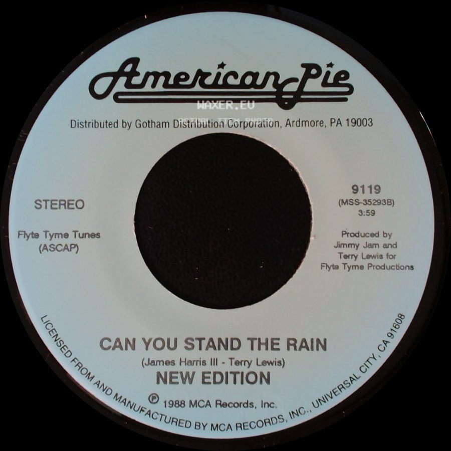 New Edition - Mr. Telephone Man / Can You Stand The Rain side B