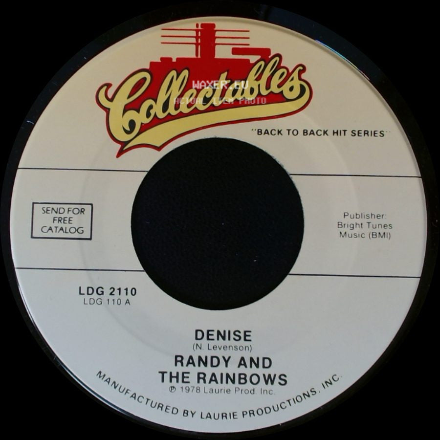 Randy And The Rainbows / The Four Pennies - Denise / My Block side A