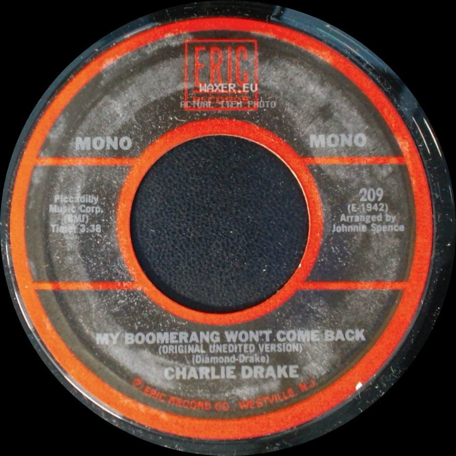 Frank Ifield / Charlie Drake - I Remember You / My Boomerang Won't Come Back (Original Unedited Version) side B