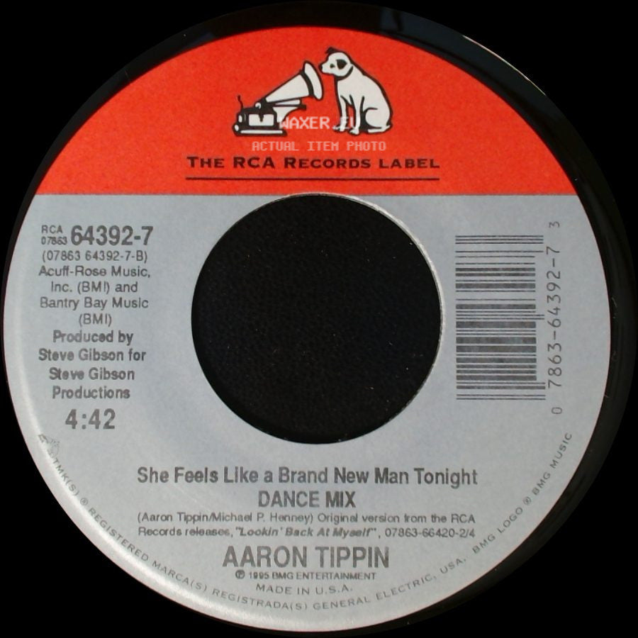 Aaron Tippin - She Feels Like A Brand New Man Tonight Dance Mix / That's As Close As I'll Get To Loving You side A