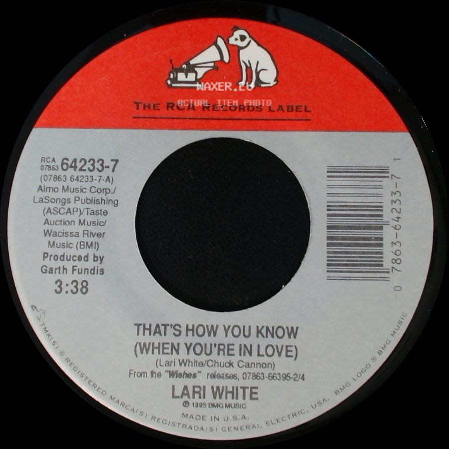 Lari White - That's How You Know (When You're In Love) / If I'm Not Already Crazy side A