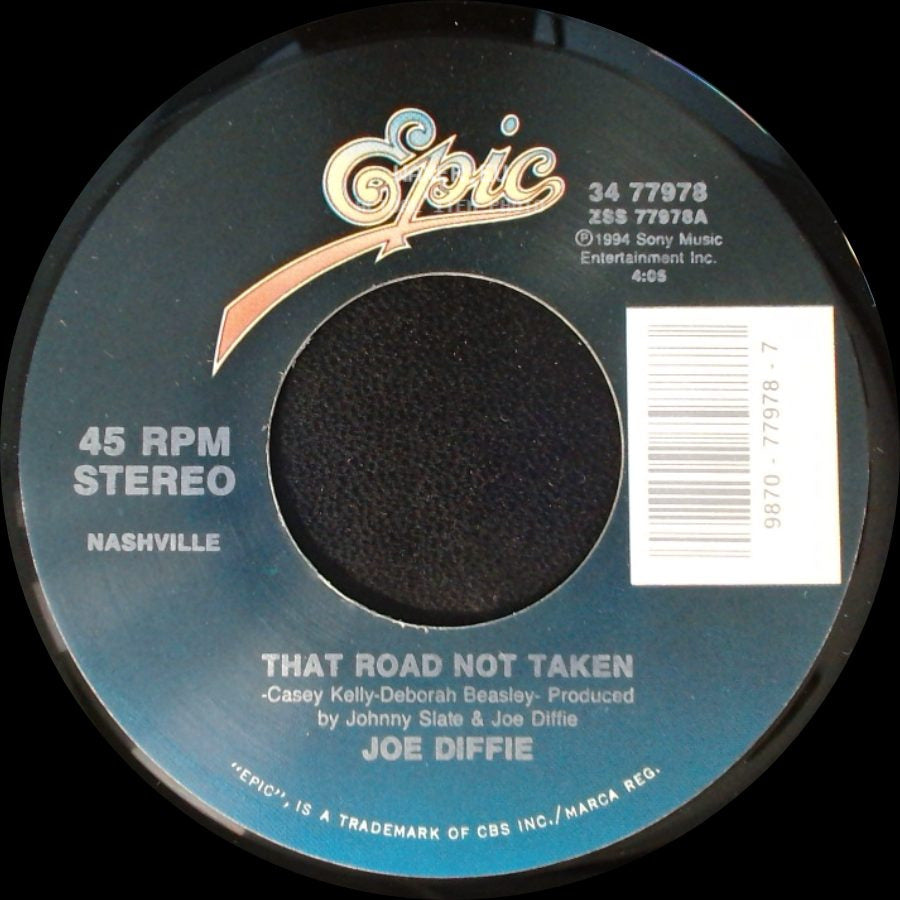 Joe Diffie - That Road Not Taken / The Cows Came Home side A