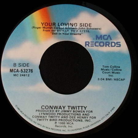 Conway Twitty - Goodbye Time / Your Loving Side side B