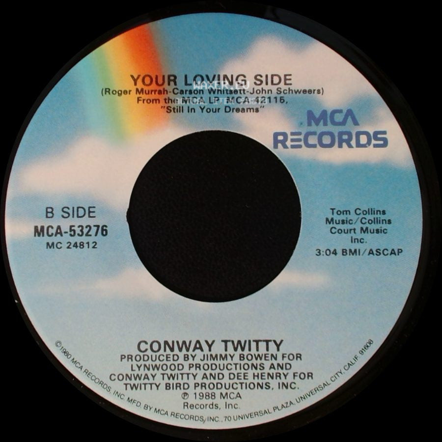 Conway Twitty - Goodbye Time / Your Loving Side side B