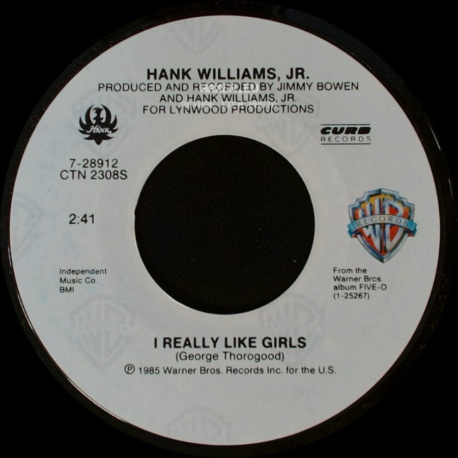 Hank Williams, Jr. - This Ain't Dallas / I Really Like Girls side B