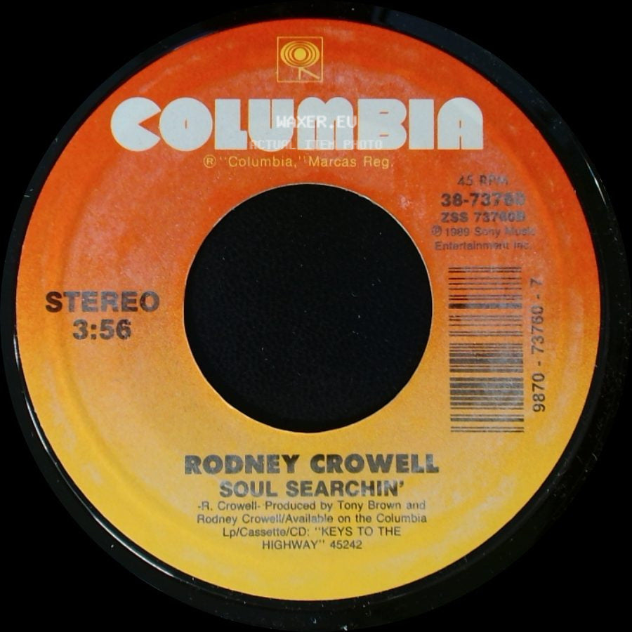 Rodney Crowell - Things I Wish I'd Said / Soul Searchin' side B