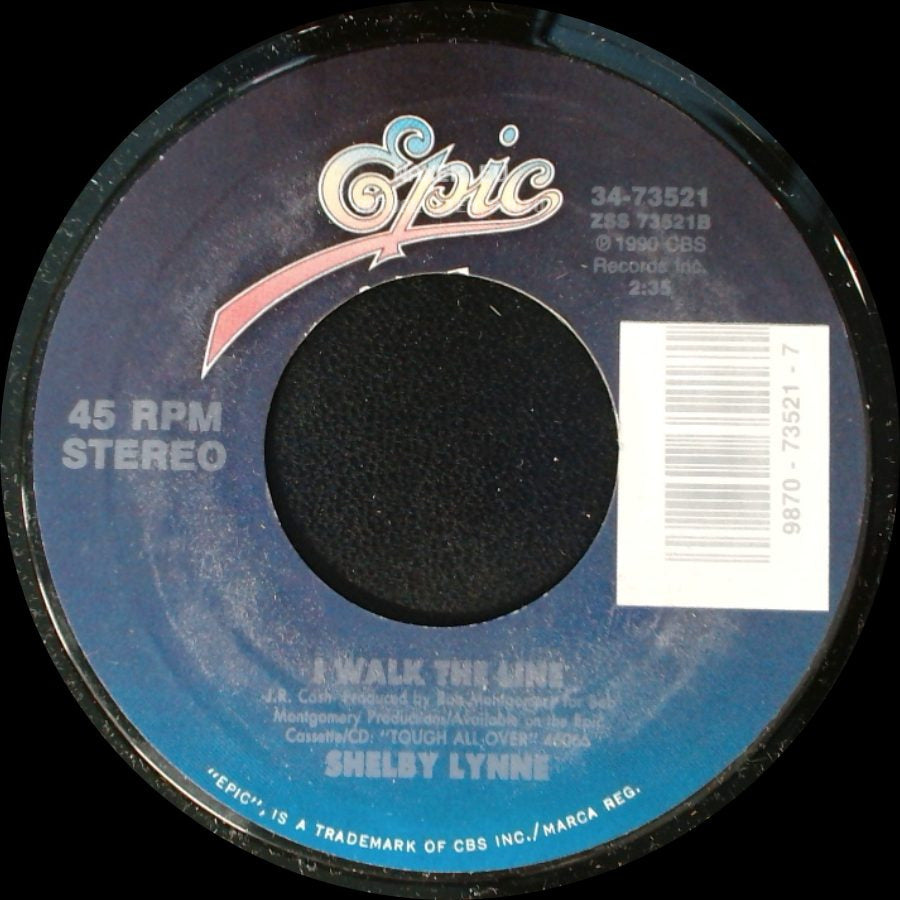 Shelby Lynne - Things Are Tough All Over / I Walk The Line side B