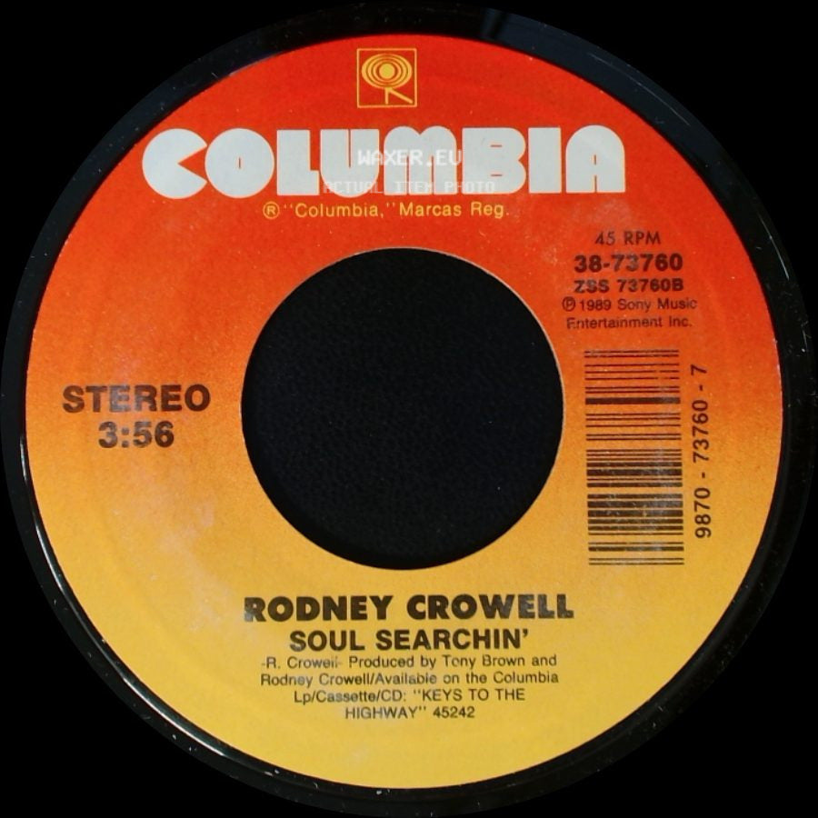 Rodney Crowell - Soul Searchin' / Things I Wish I'd Said side A