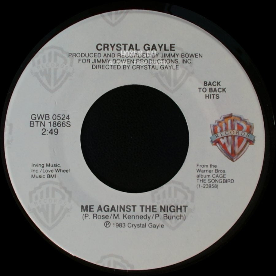 Crystal Gayle - Turning Away / Me Against The Night side B