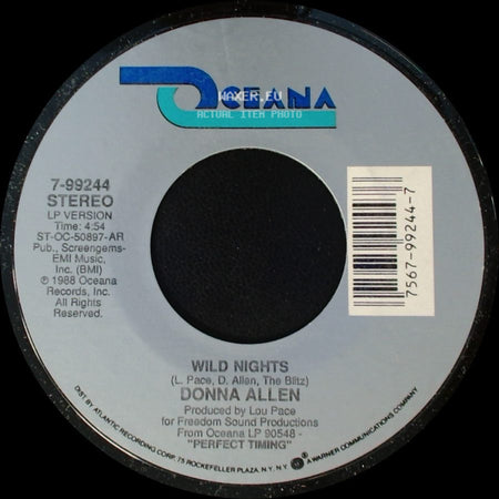 Donna Allen - Joy And Pain / Wild Nights side B