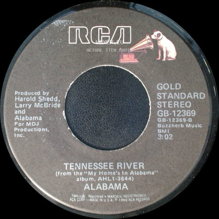 Alabama - Old Flame / Tennessee River side B