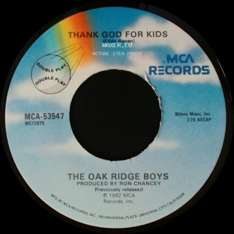 The Oak Ridge Boys - American Made / Thank God For Kids side B