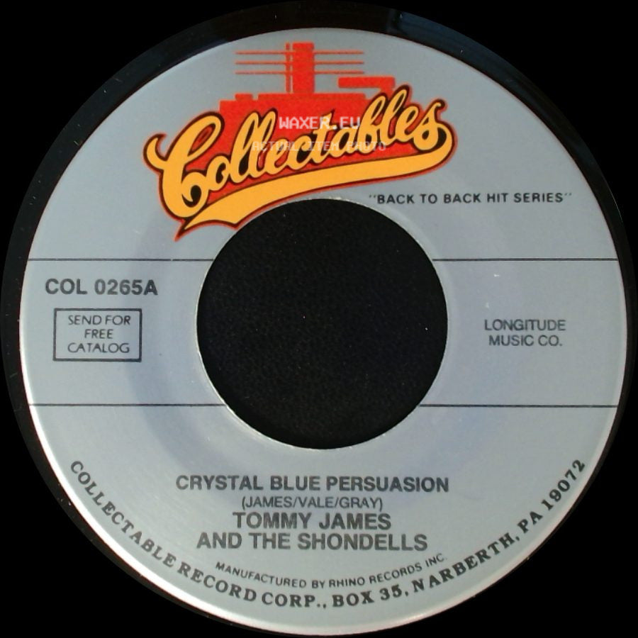Tommy James And The Shondells - Crystal Blue Persuasion / I Like The Way side A