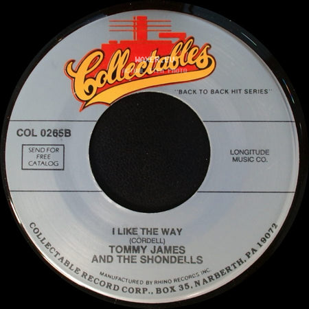 Tommy James And The Shondells - Crystal Blue Persuasion / I Like The Way side B