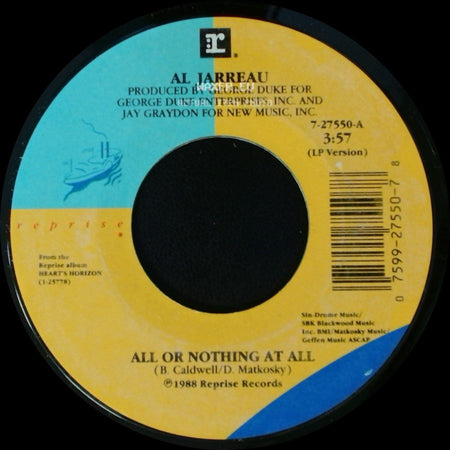 Al Jarreau - All Or Nothing At All / Heart's Horizon side A