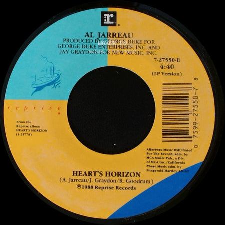 Al Jarreau - All Or Nothing At All / Heart's Horizon side B