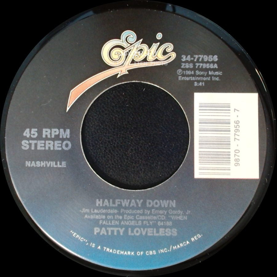 Patty Loveless - Feelin' Good About Feelin' Bad / Halfway Down side B