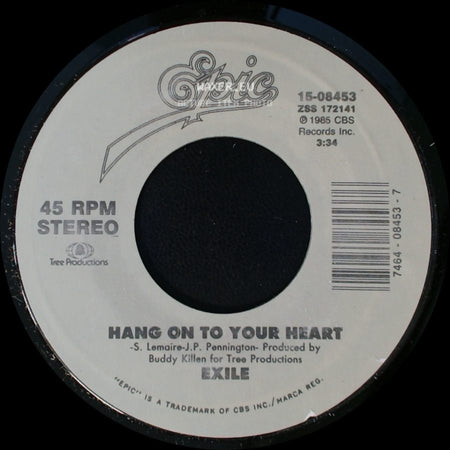 Exile - Woke Up In Love / Hang On To Your Heart side B