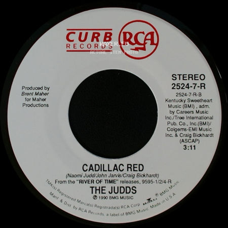 The Judds - Guardian Angels / Cadillac Red side B