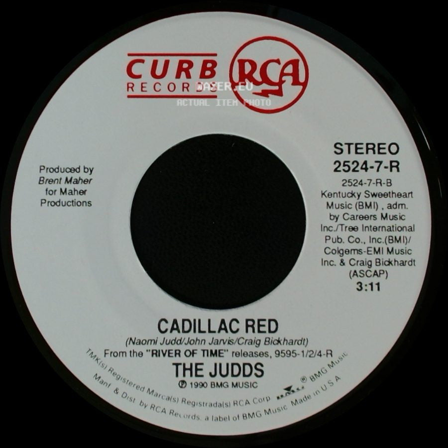 The Judds - Guardian Angels / Cadillac Red side B