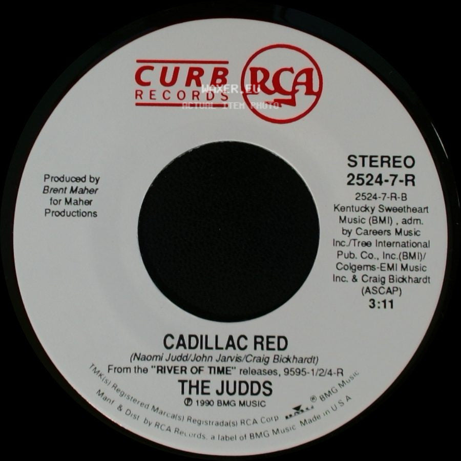 The Judds - Guardian Angels / Cadillac Red side B